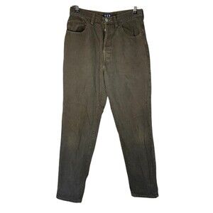 VINTAGE Gap Jeans Womens 10 Green Mom High Rise Western‎ Classic Fit USA 90s